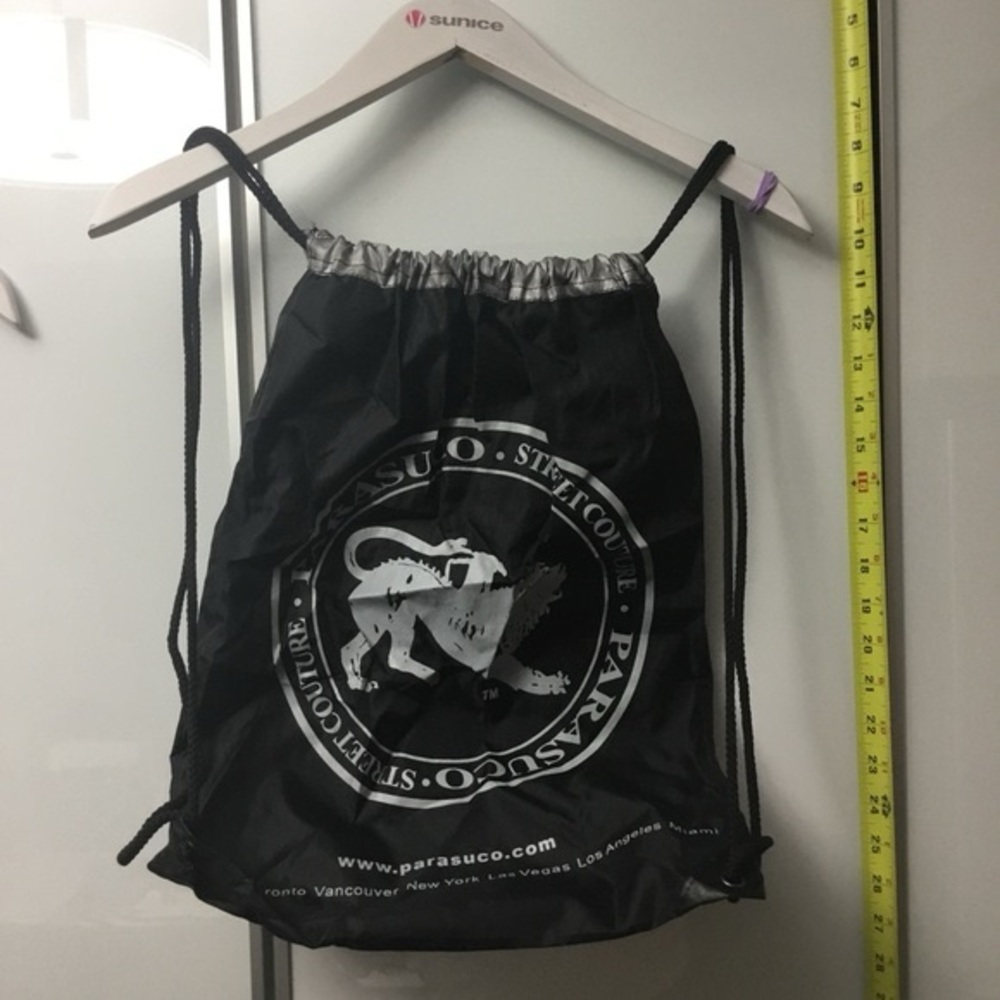 Y2K Parasuco Street Couture Drawstring Bag